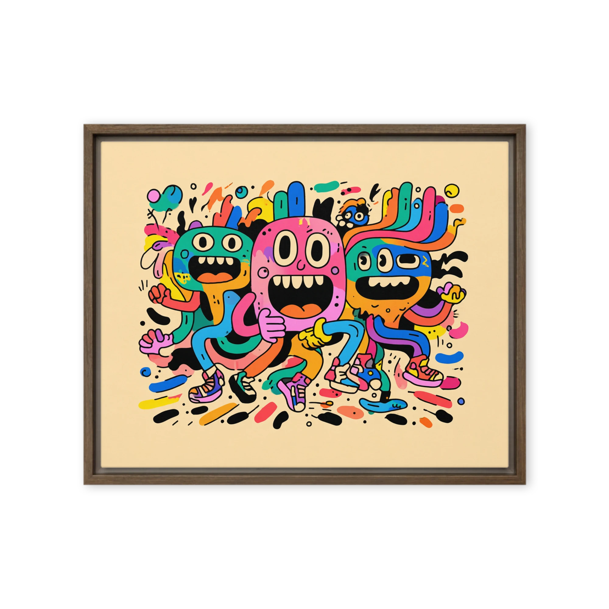 Dancing Doodle Crew | Art Print
