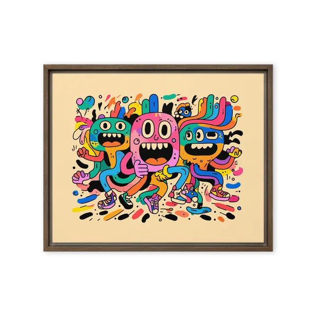 Dancing Doodle Crew | Art Print