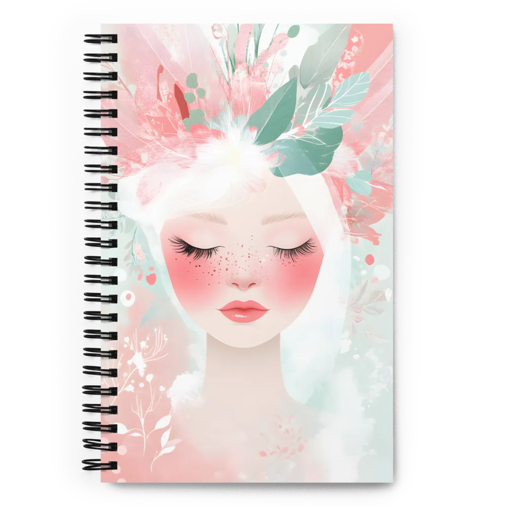 Dreamy Floral Bloom 
 Spiral Notebook | 140 pages