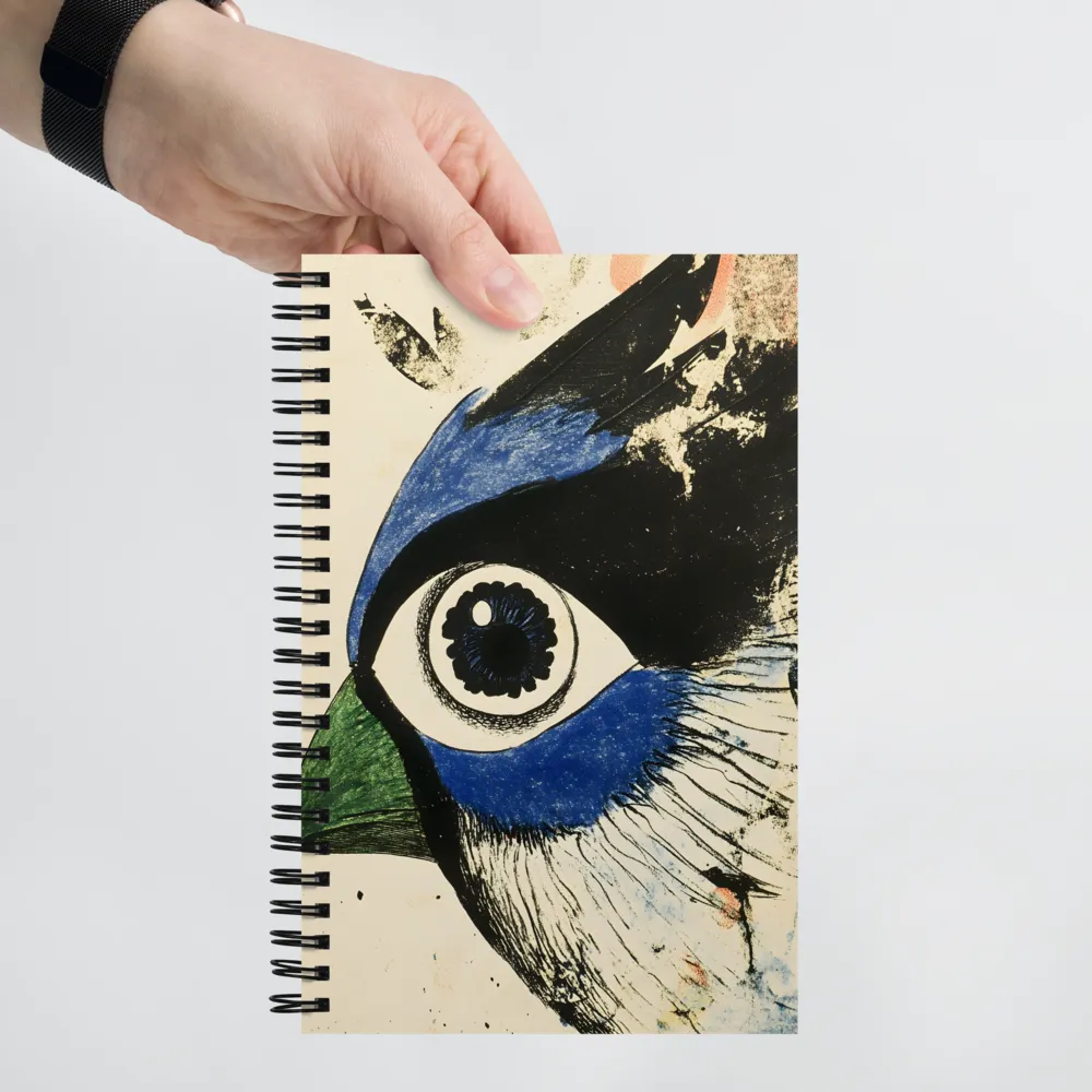Staring Bird Eye 
 Spiral Notebook | 140 pages