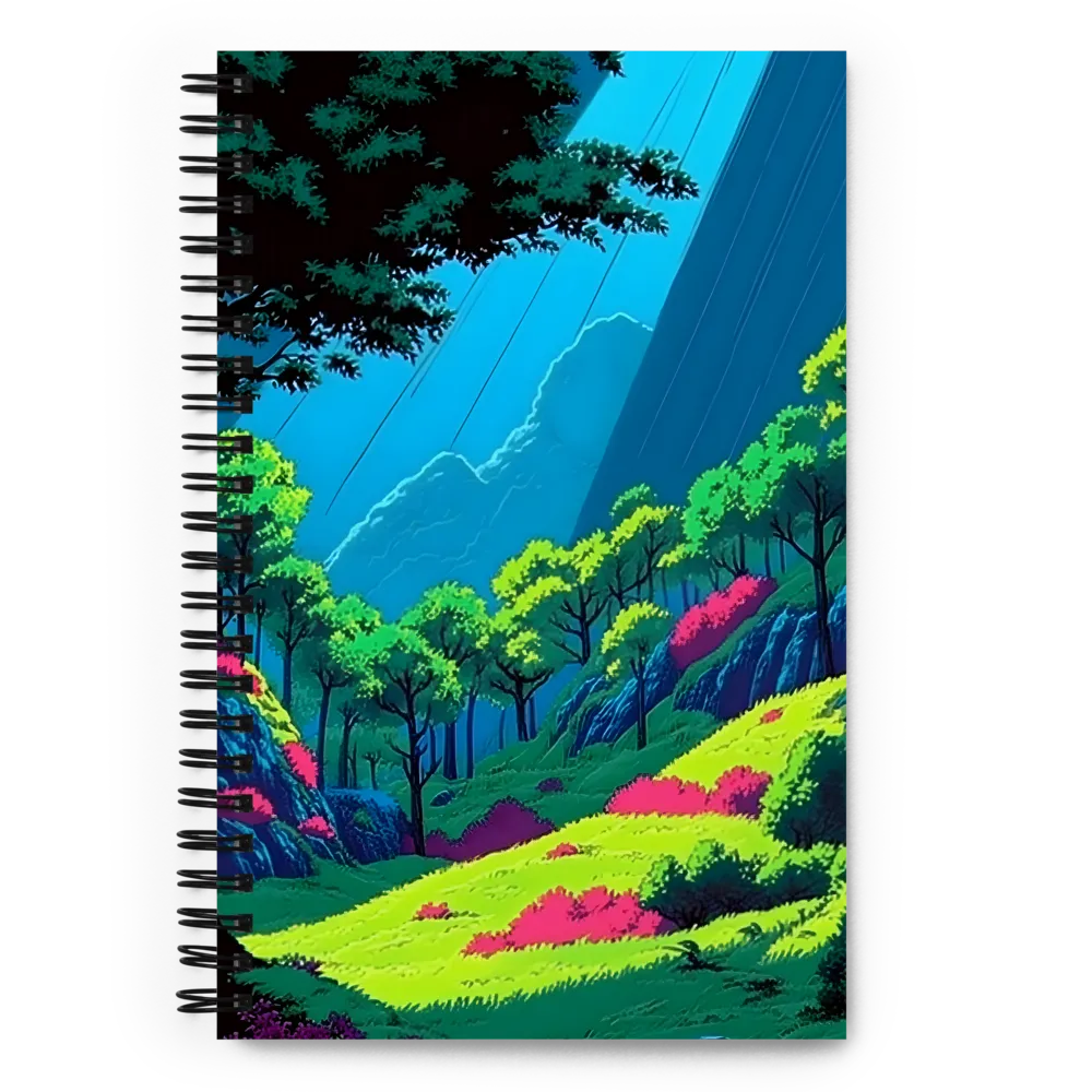 Luminous Forest Valley 
 Spiral Notebook | 140 pages