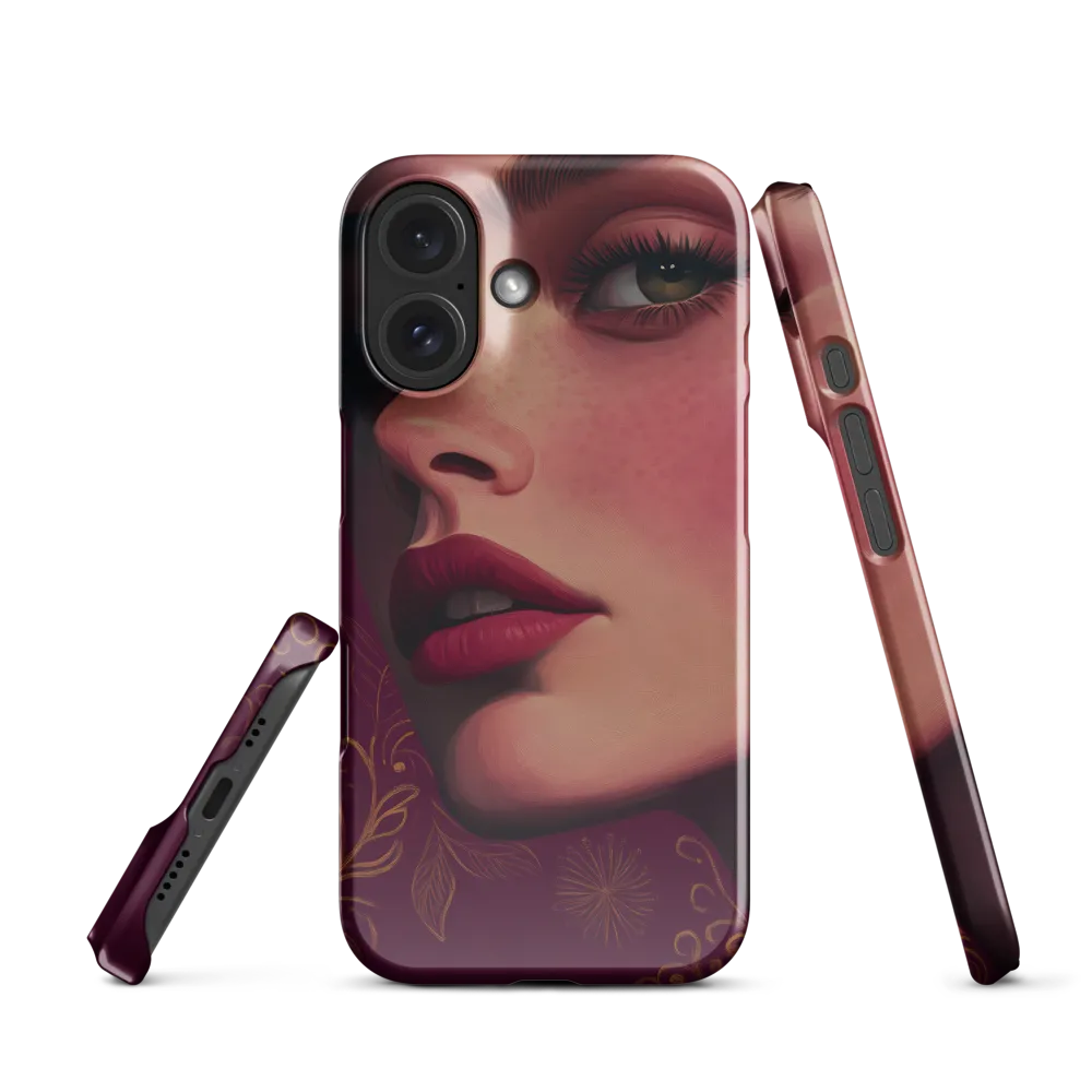 Crimson Gaze 
 iPhone 14 Plus | Snap Case