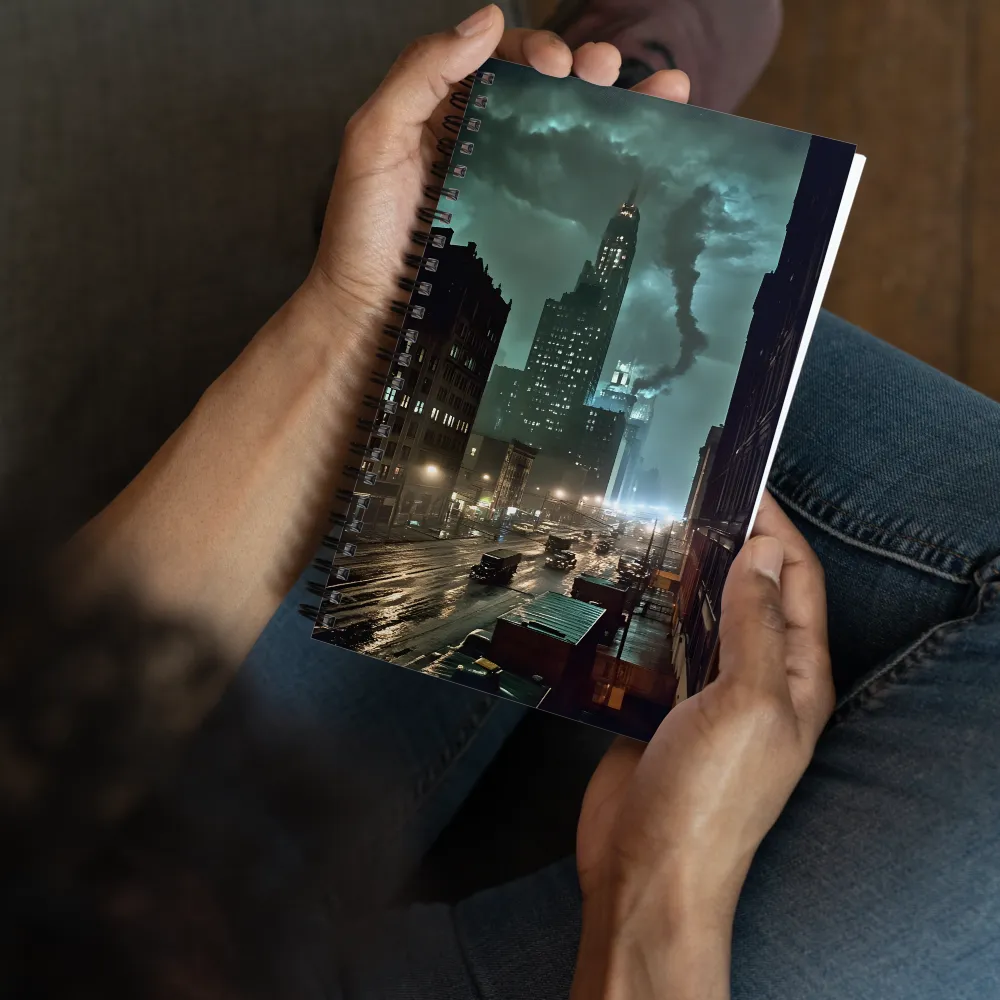 Nocturnal Metropolis 
 Spiral Notebook | 140 pages
