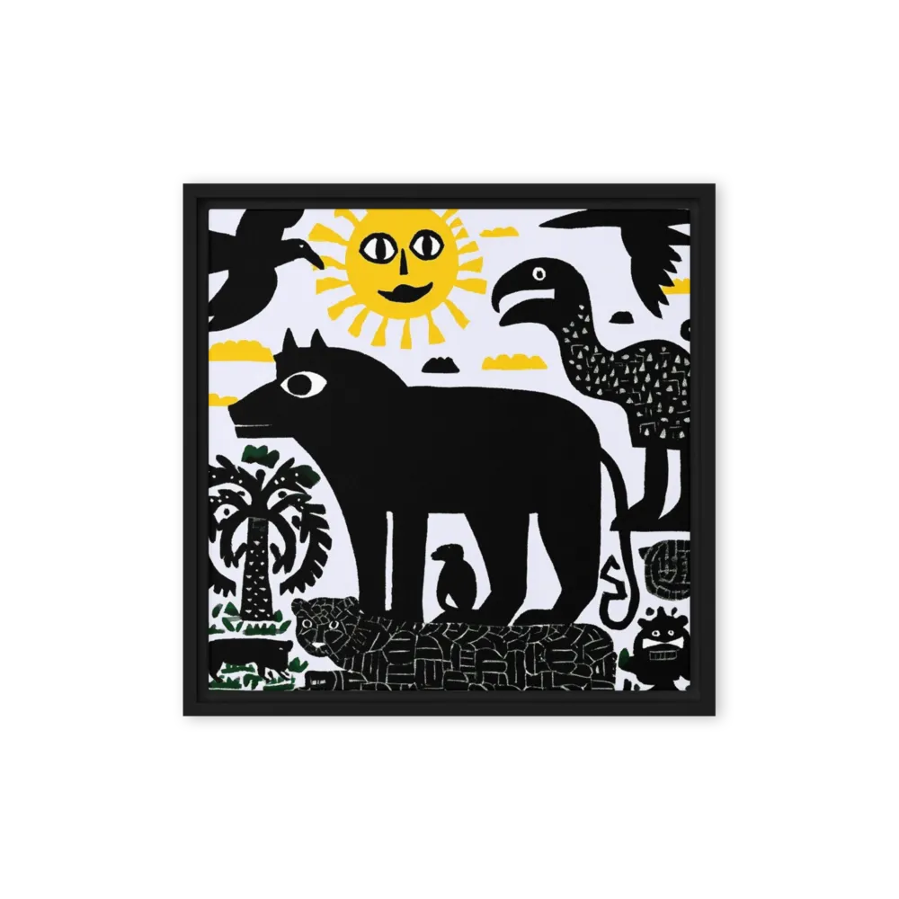 Jungle Folk Silhouette | Art Print