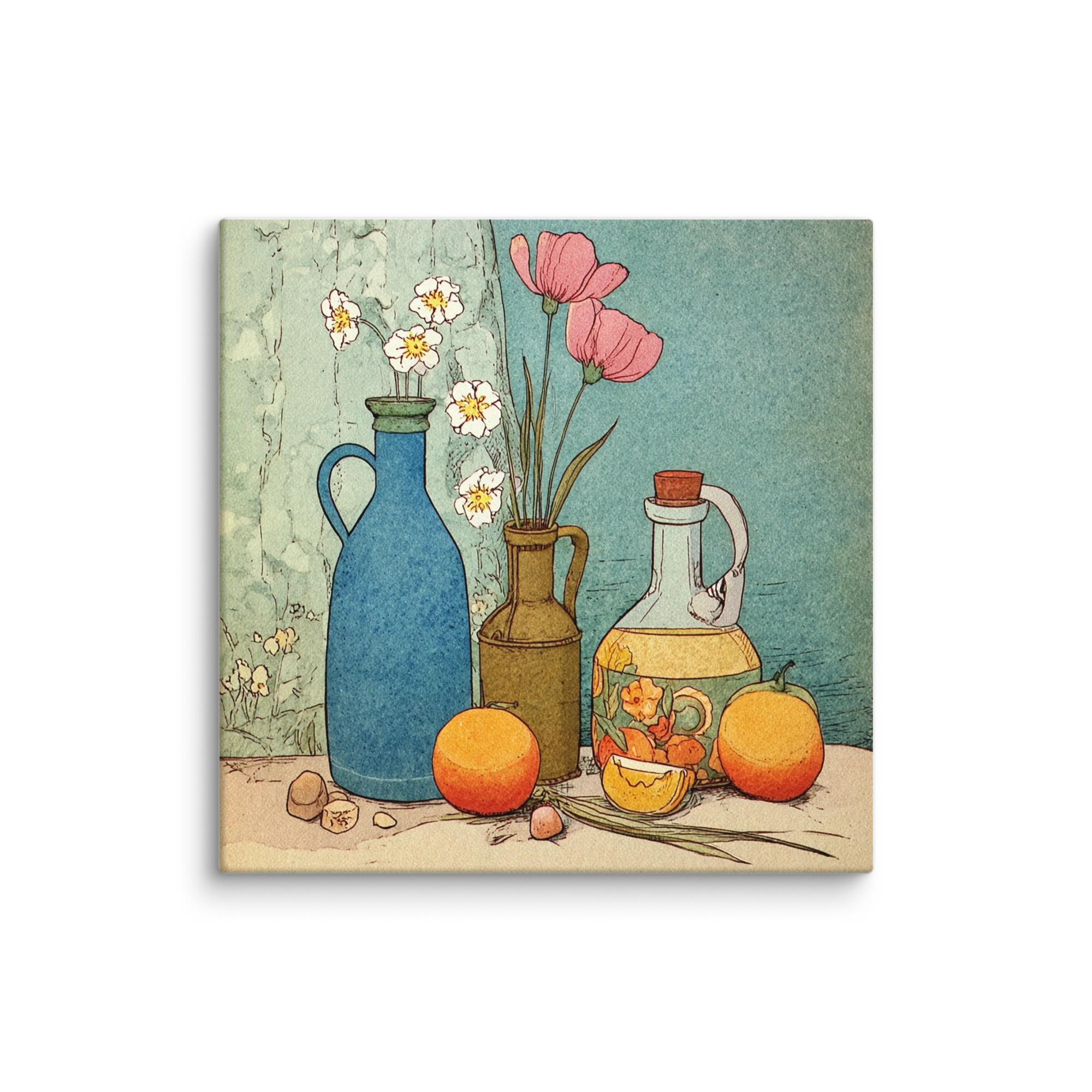 Still Lifes With A Nouveau Curve — Jugs, Teapots, Citrus