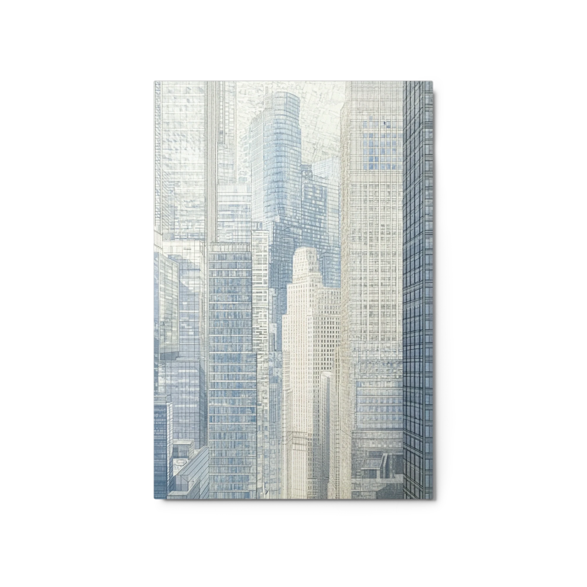 Modern Cityscape Digital Drawing