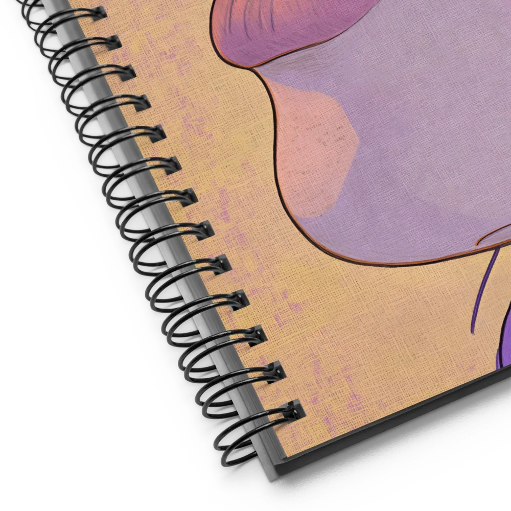Purple Haze Profile 
 Spiral Notebook | 140 pages