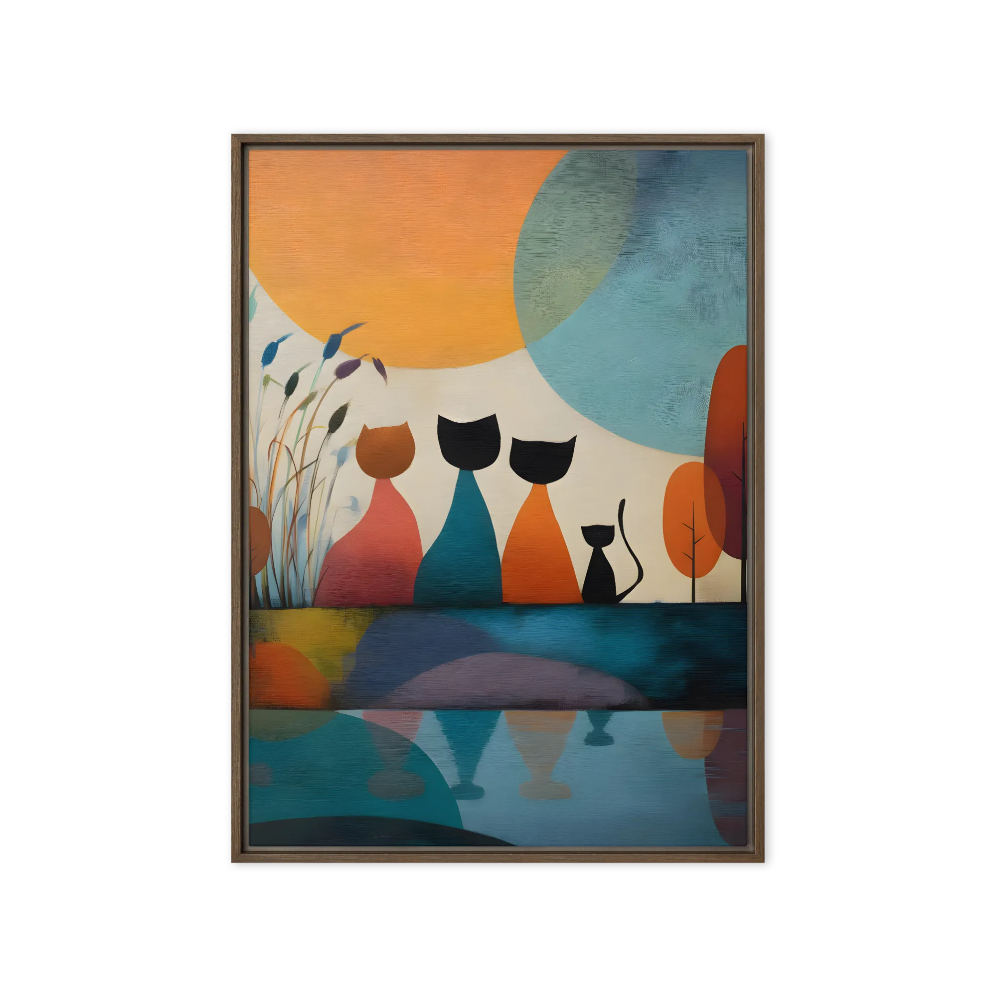 Feline Serenity at Sunset