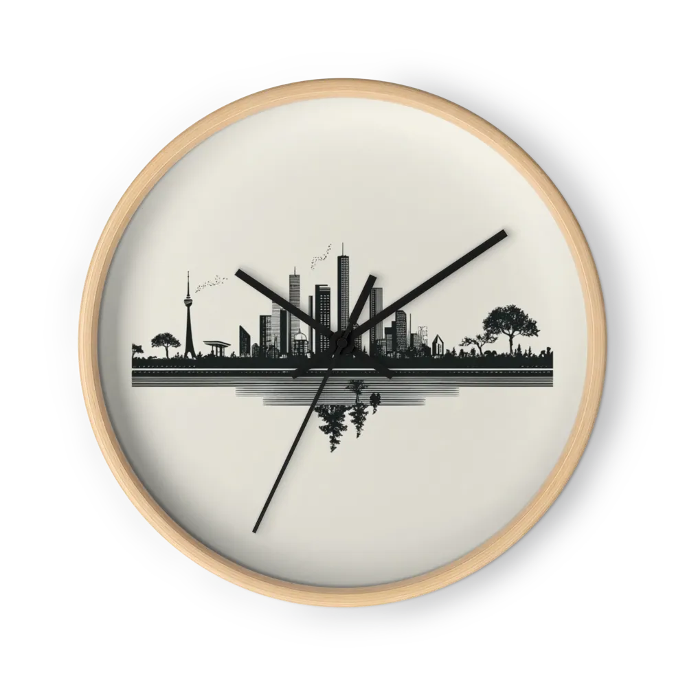 Urban Reflection | Wall Clock