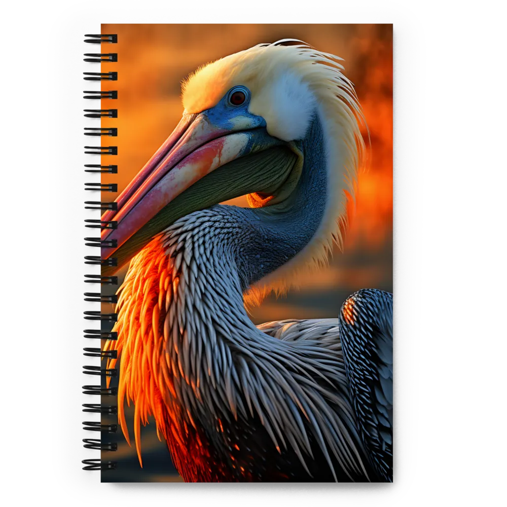 Elegance of the Pelican at Sunset