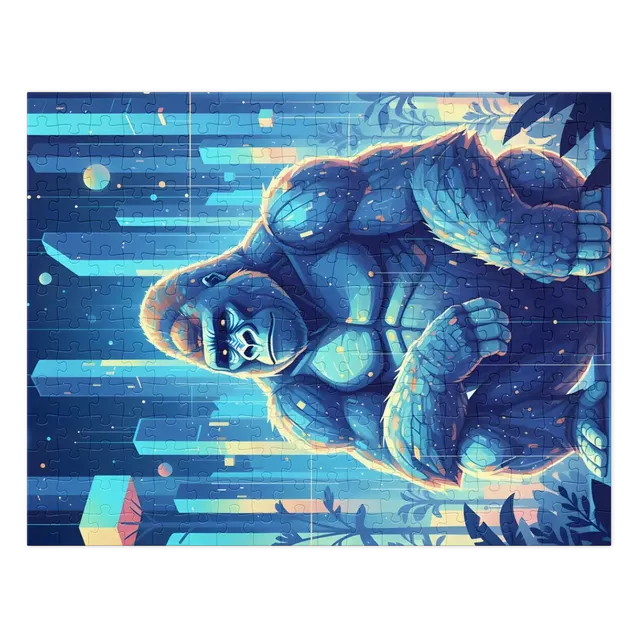 Neon City Gorilla | Jigsaw Puzzles