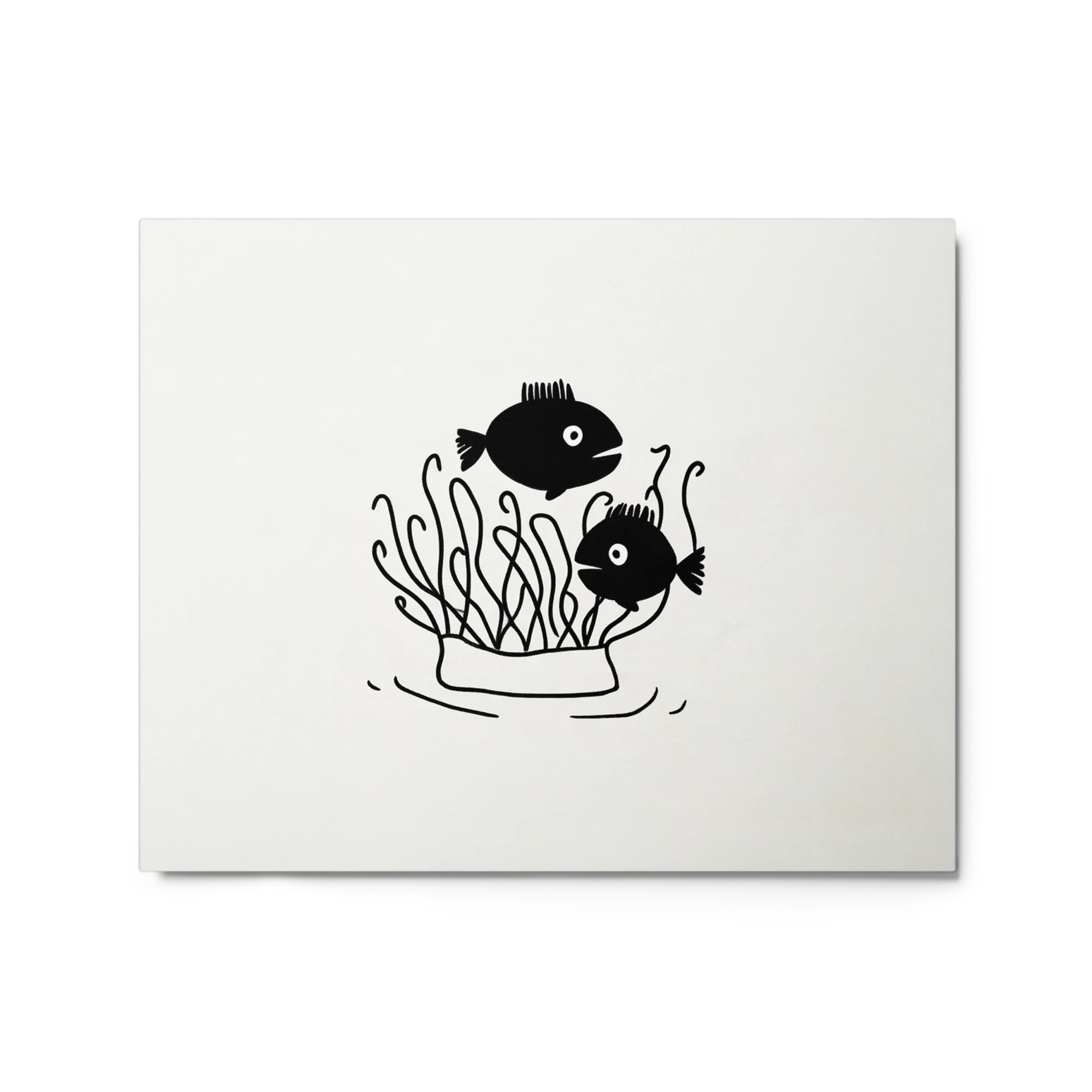 Two Black Fish