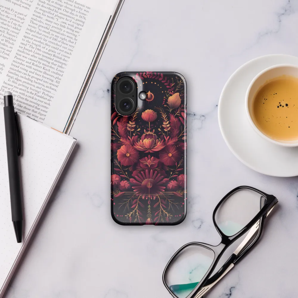 Golden Floral Symmetry 
 iPhone 11 Pro | Snap Case