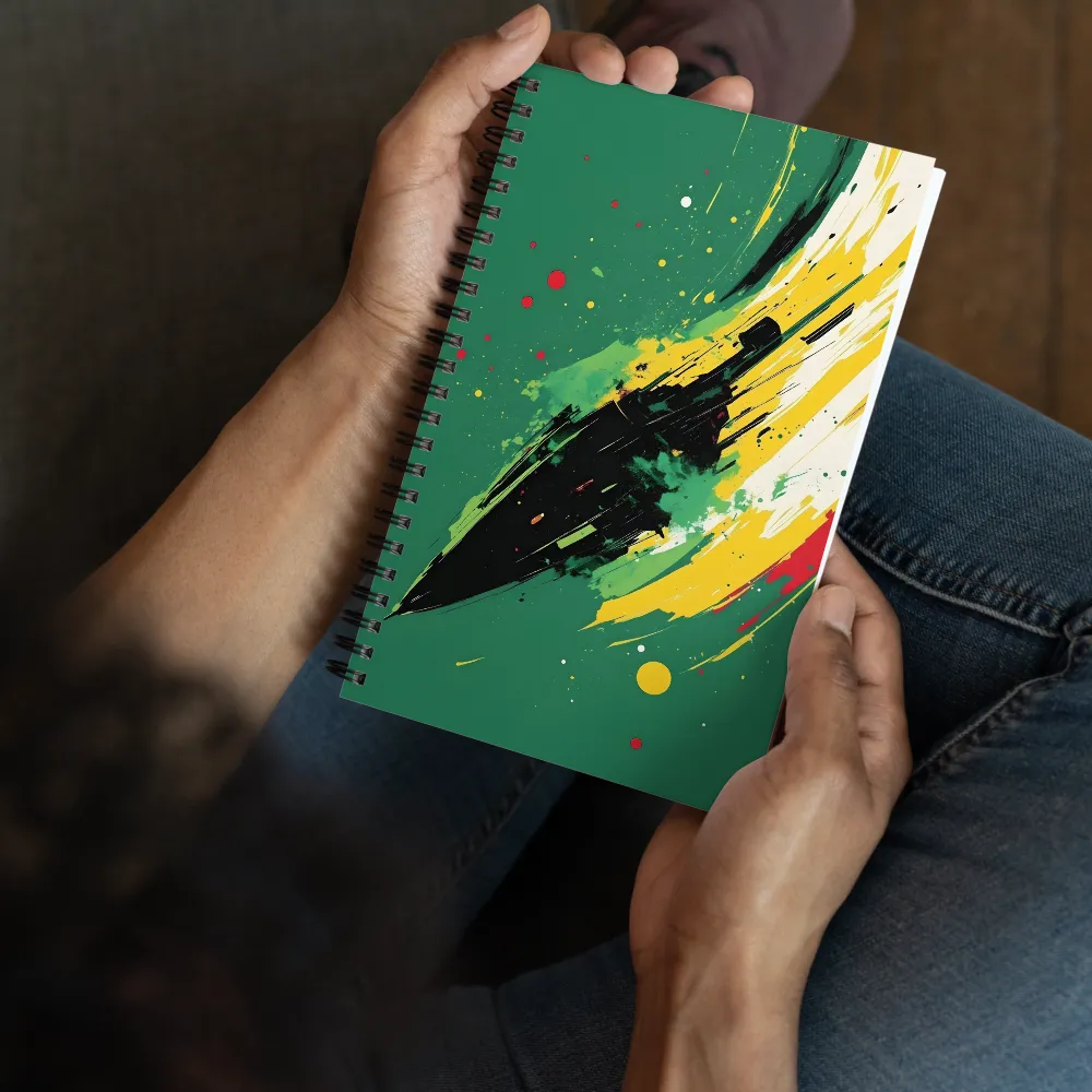 Burst of Kinetic Energy 
 Spiral Notebook | 140 pages