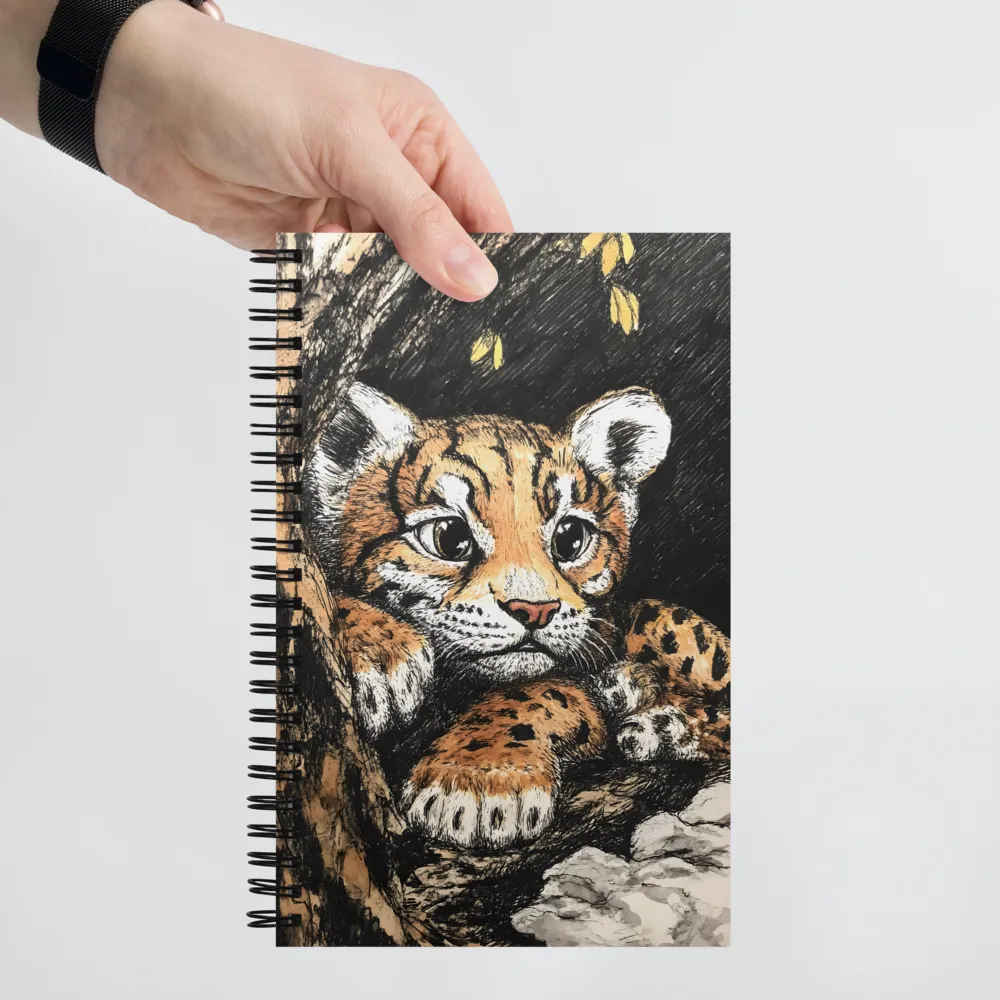 Curious Cub 
 Spiral Notebook | 140 pages