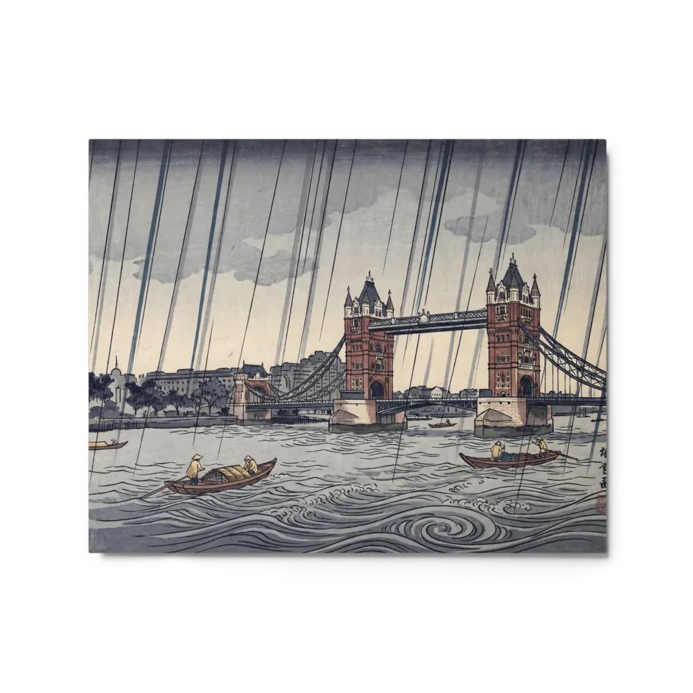 Rain over Tower Bridge