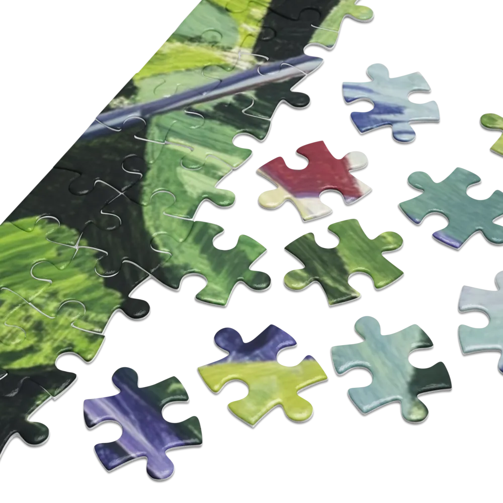Renard Caché 
 Puzzle en boite metallique