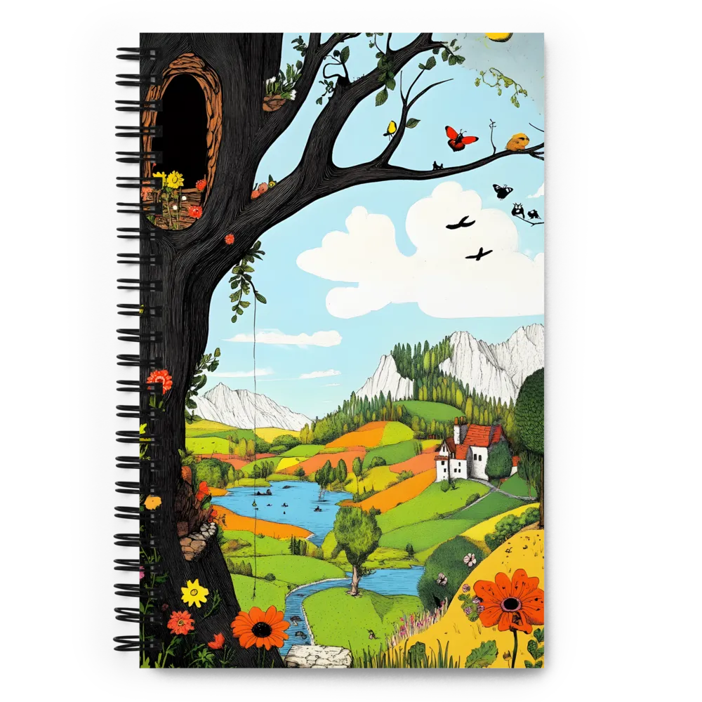 The Hidden Valley 
 Spiral Notebook | 140 pages