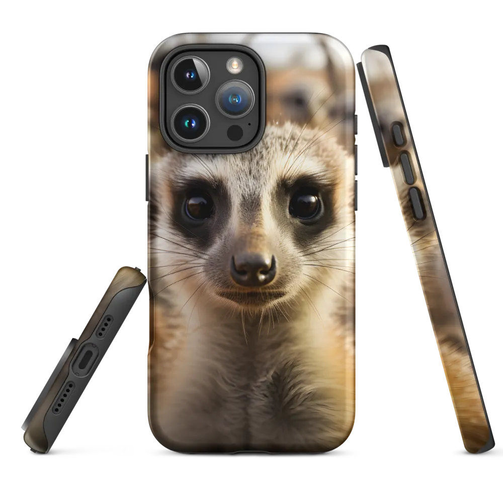 Close-up of Meerkat Group | Phone Case