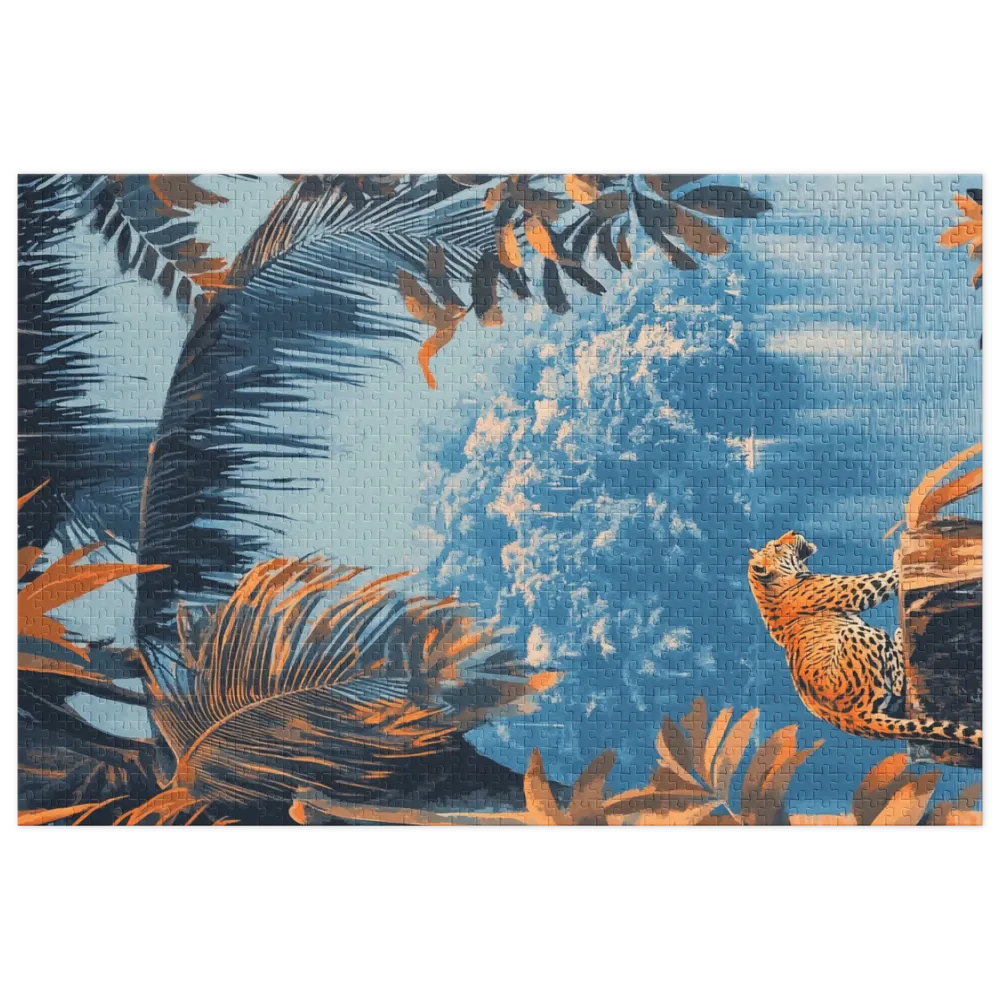 Jaguar in Tropical Landscape | Jigsaw Puzzle (252/520 pieces)