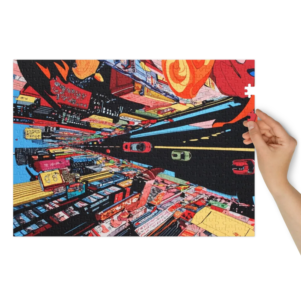 Tokyo Vertigo 
 Jigsaw Puzzle in Tin Box