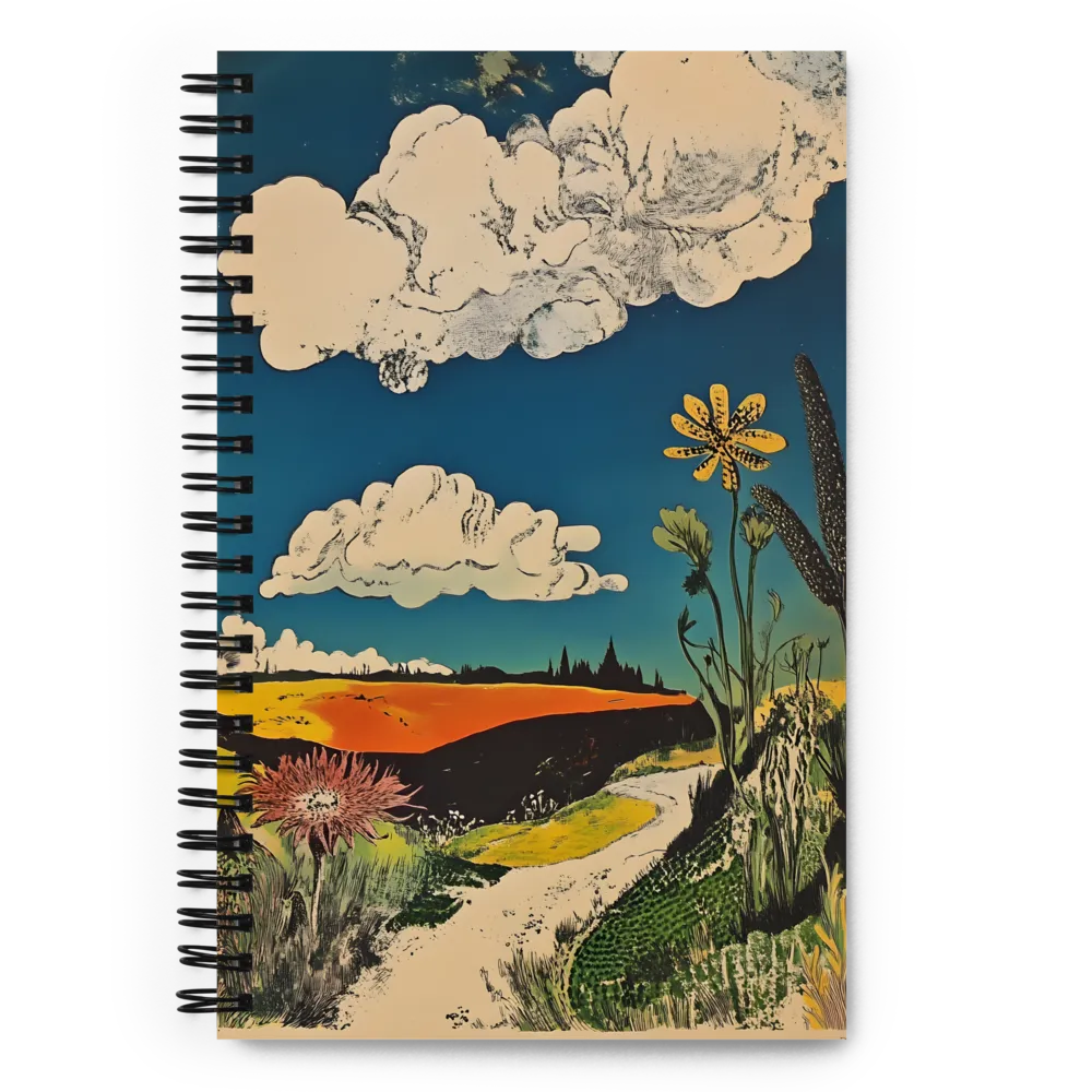 Field Path Sky 
 Spiral Notebook | 140 pages