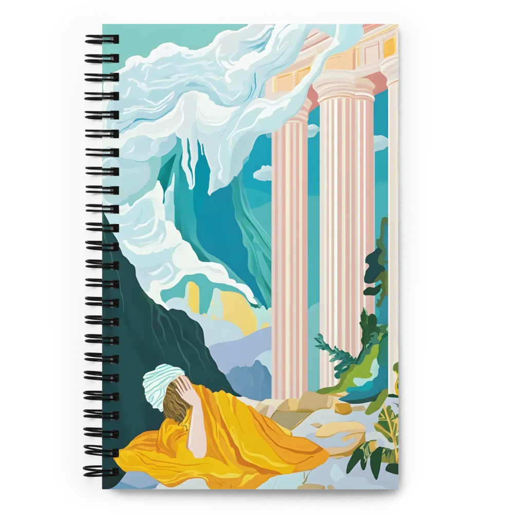 Respite in a Fantastical Ruin 
 Spiral Notebook | 140 pages