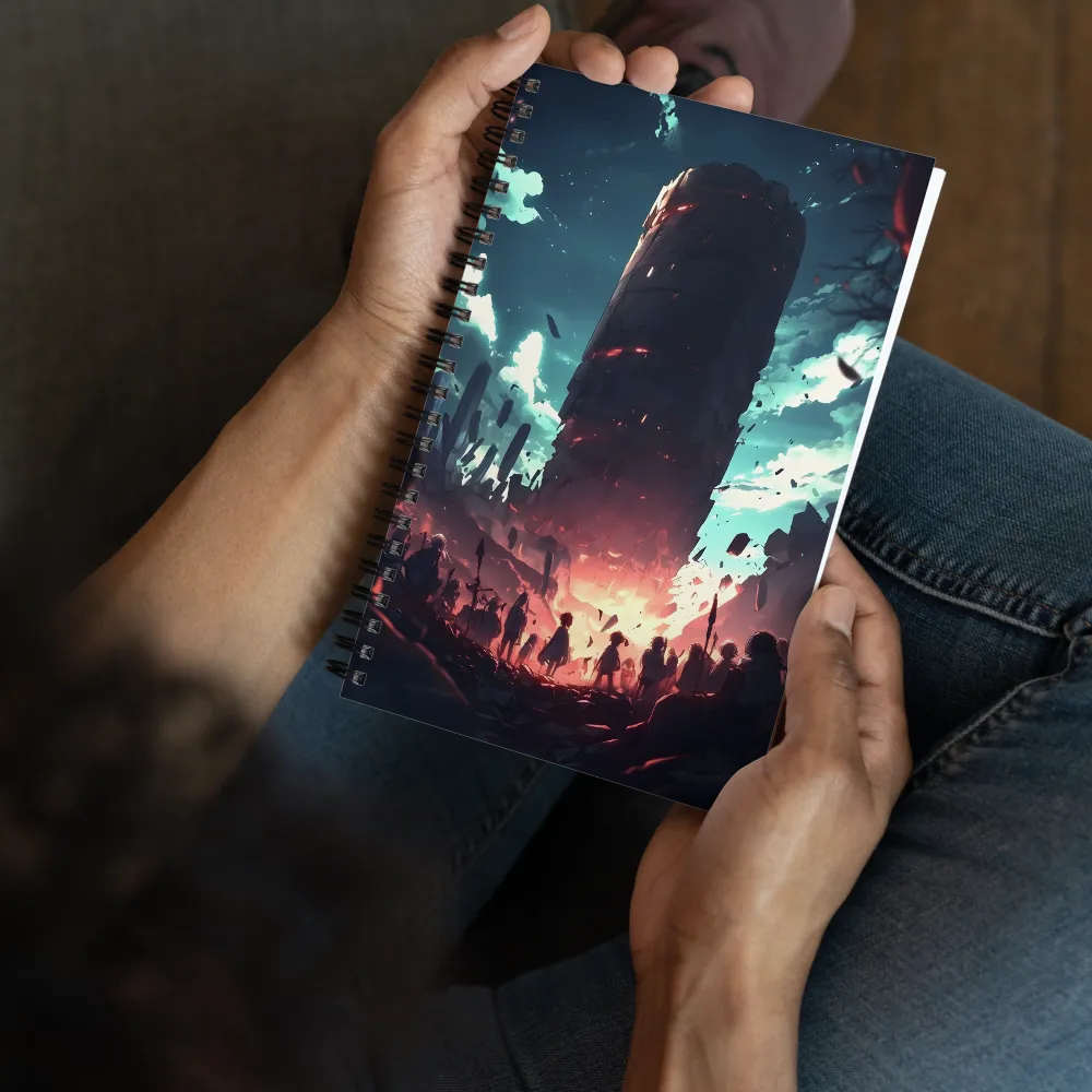 Fall of the Monolith 
 Spiral Notebook | 140 pages