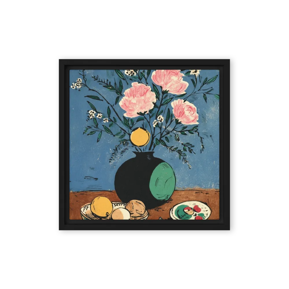Bouquet in Black Vase | Art Print