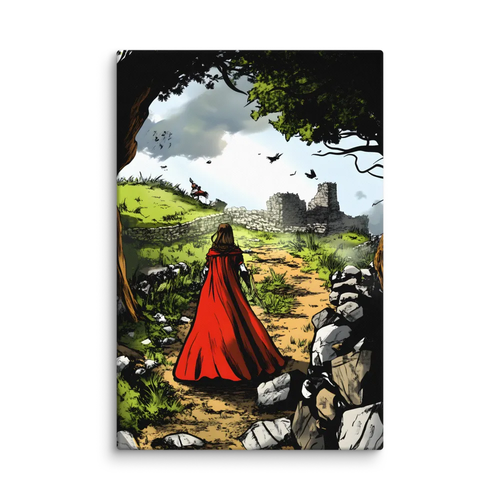 Journey to the Ruined Castle 
 Canvas | 32″x 48″