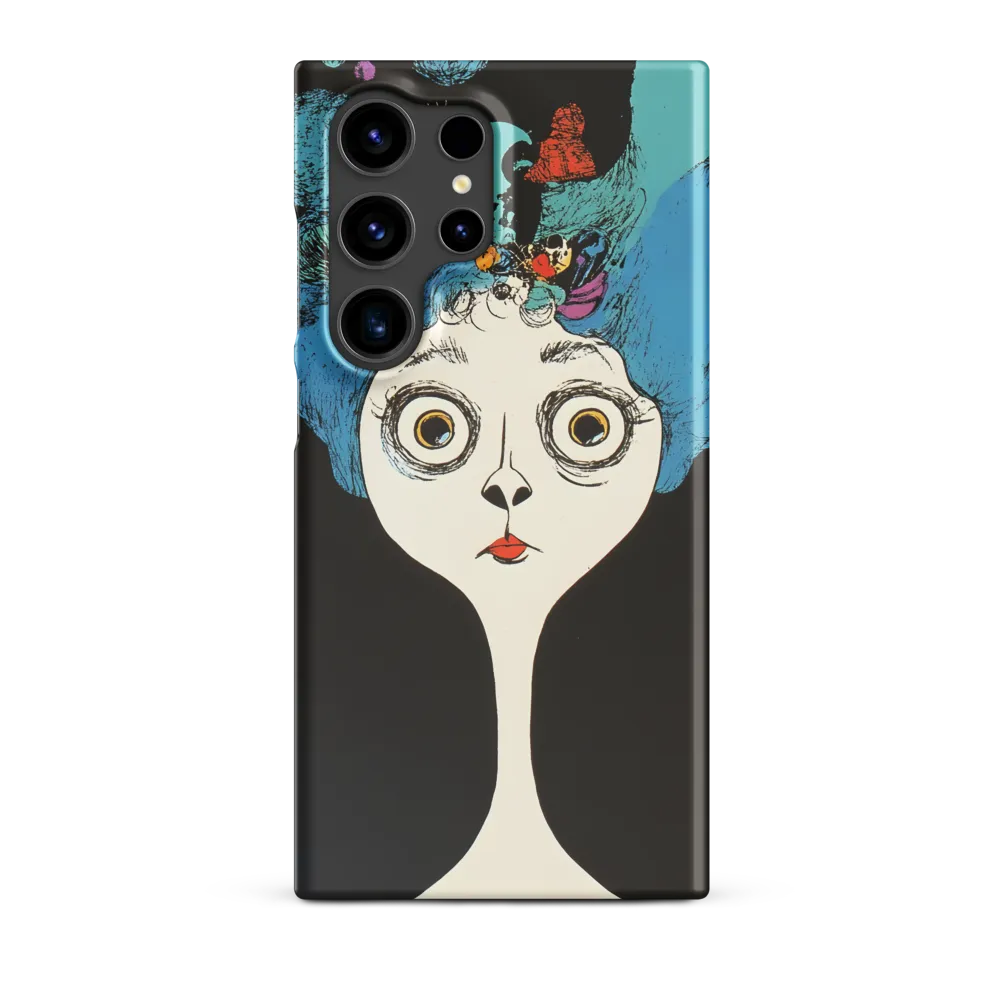 Surreal Woman with Blue Hair | Phone Case