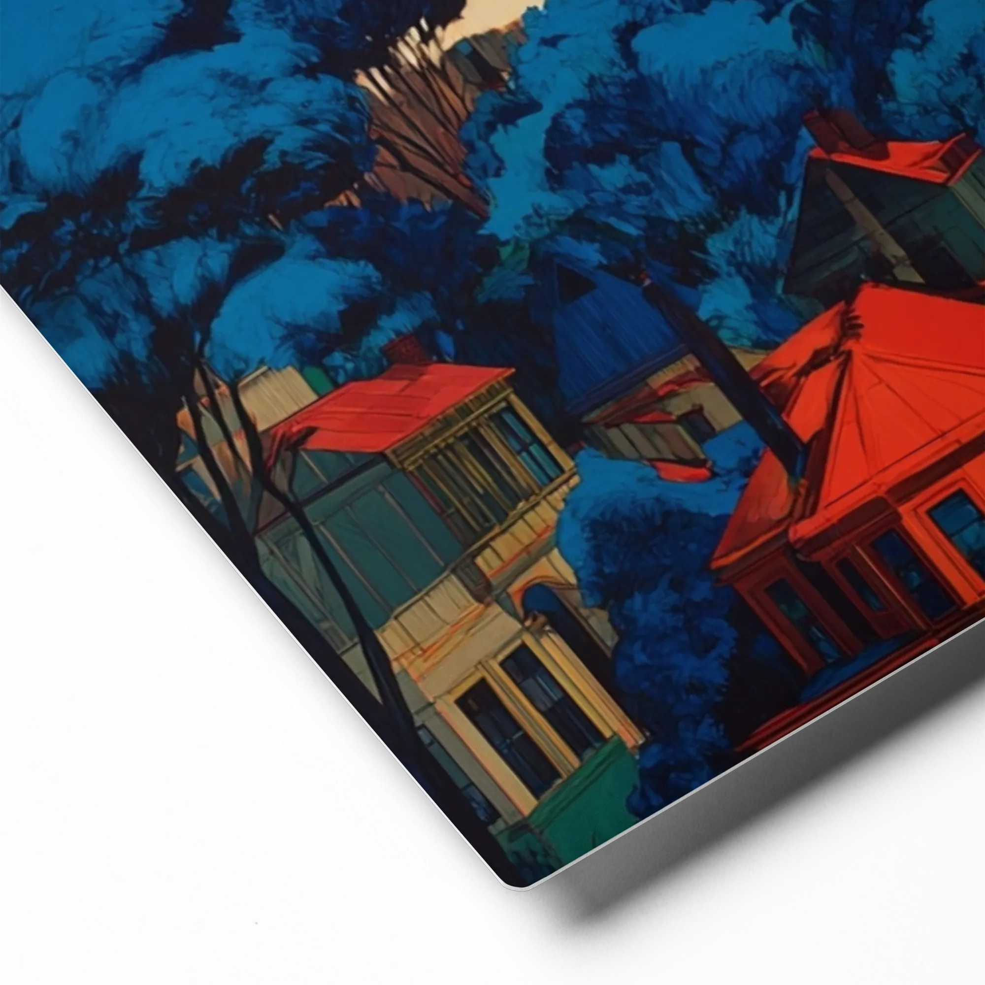 Azure Rooftops | Art Print
