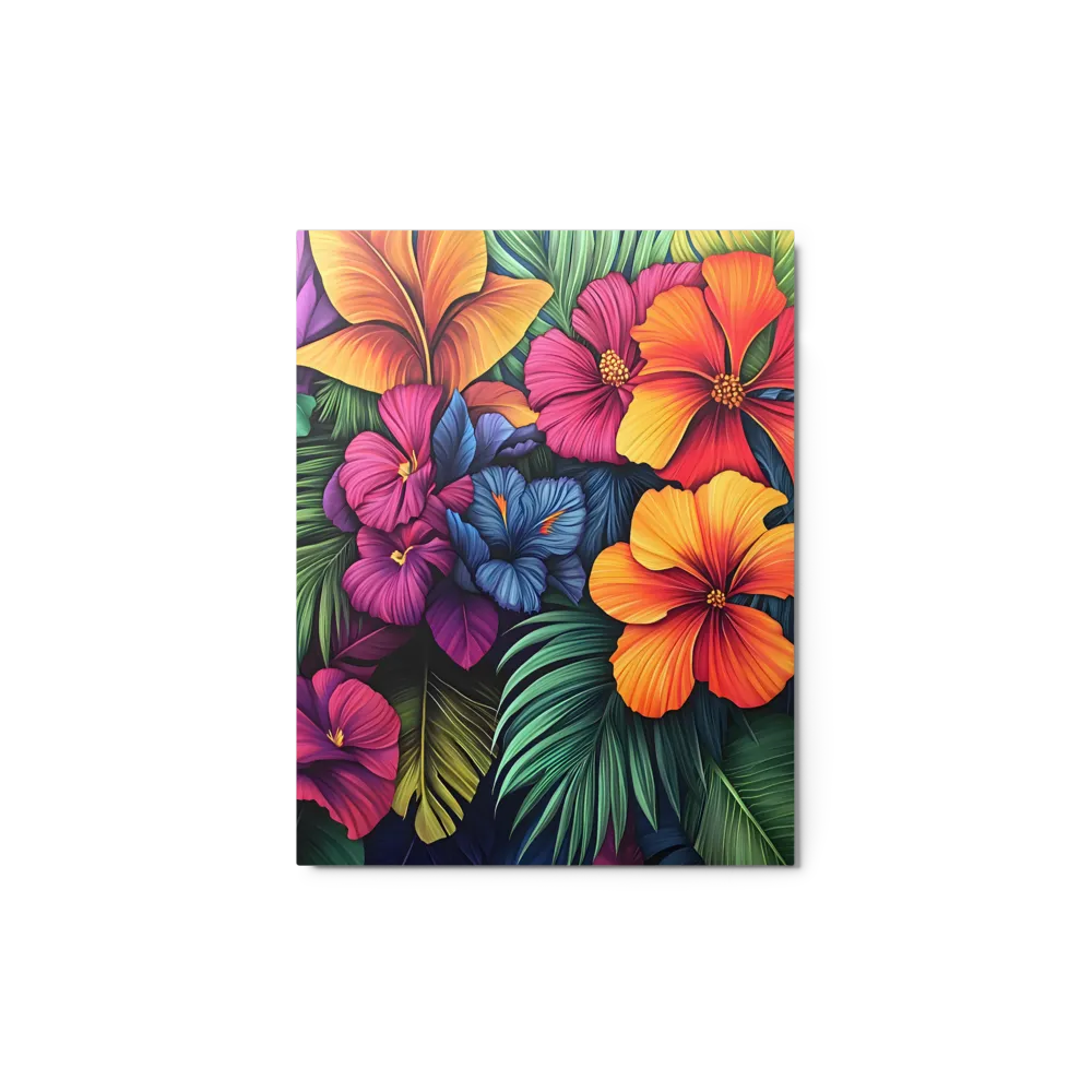 Vibrant Tropical Flower Design