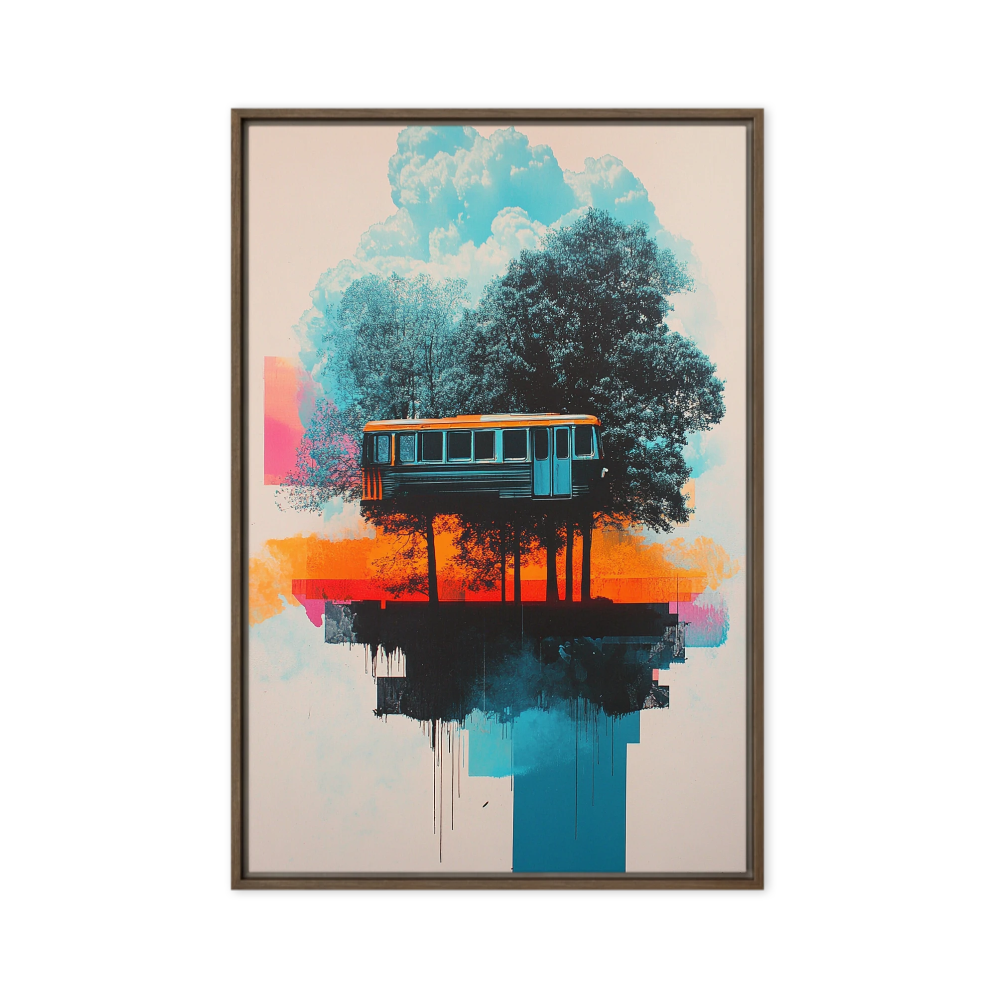 Floating Bus Dream | Art Print