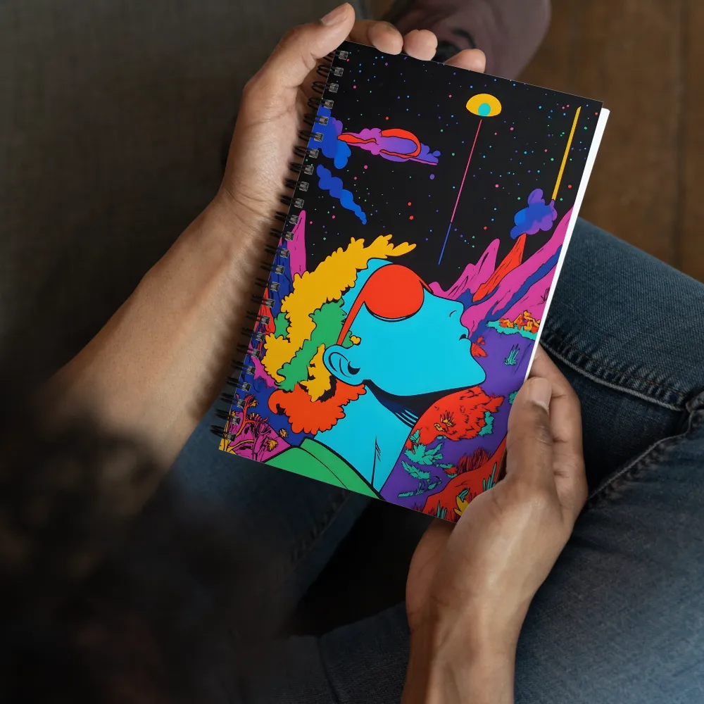 Cosmic Gaze 
 Spiral Notebook | 140 pages