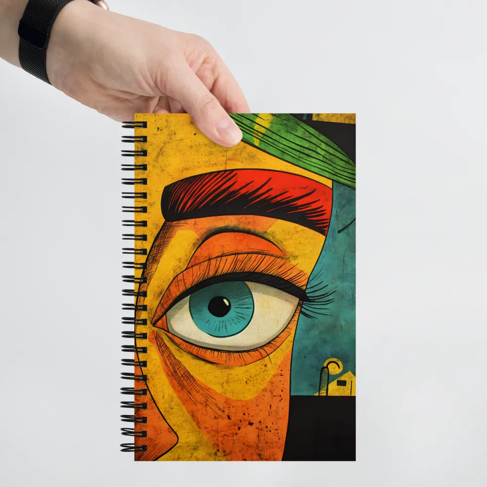 Vibrant Pop Art Eye 
 Spiral Notebook | 140 pages