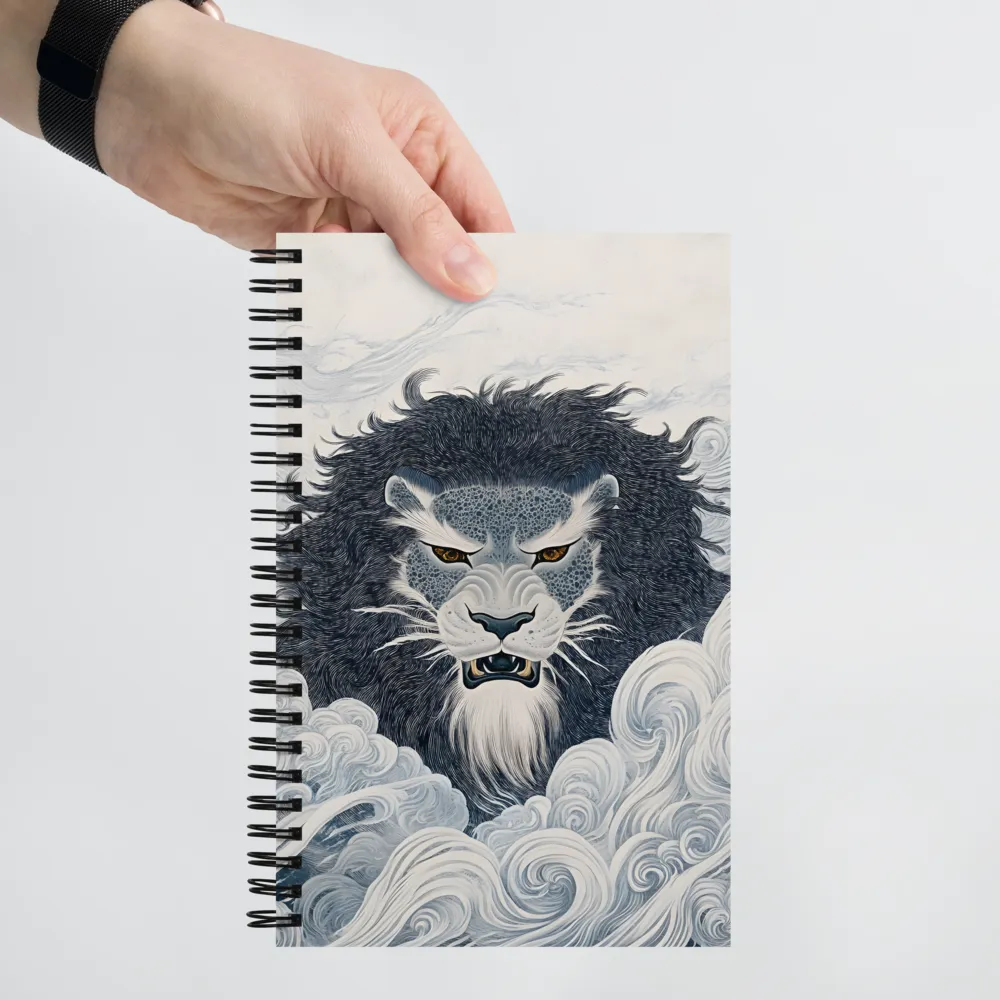 Mythical Roaring Lion 
 Spiral Notebook | 140 pages