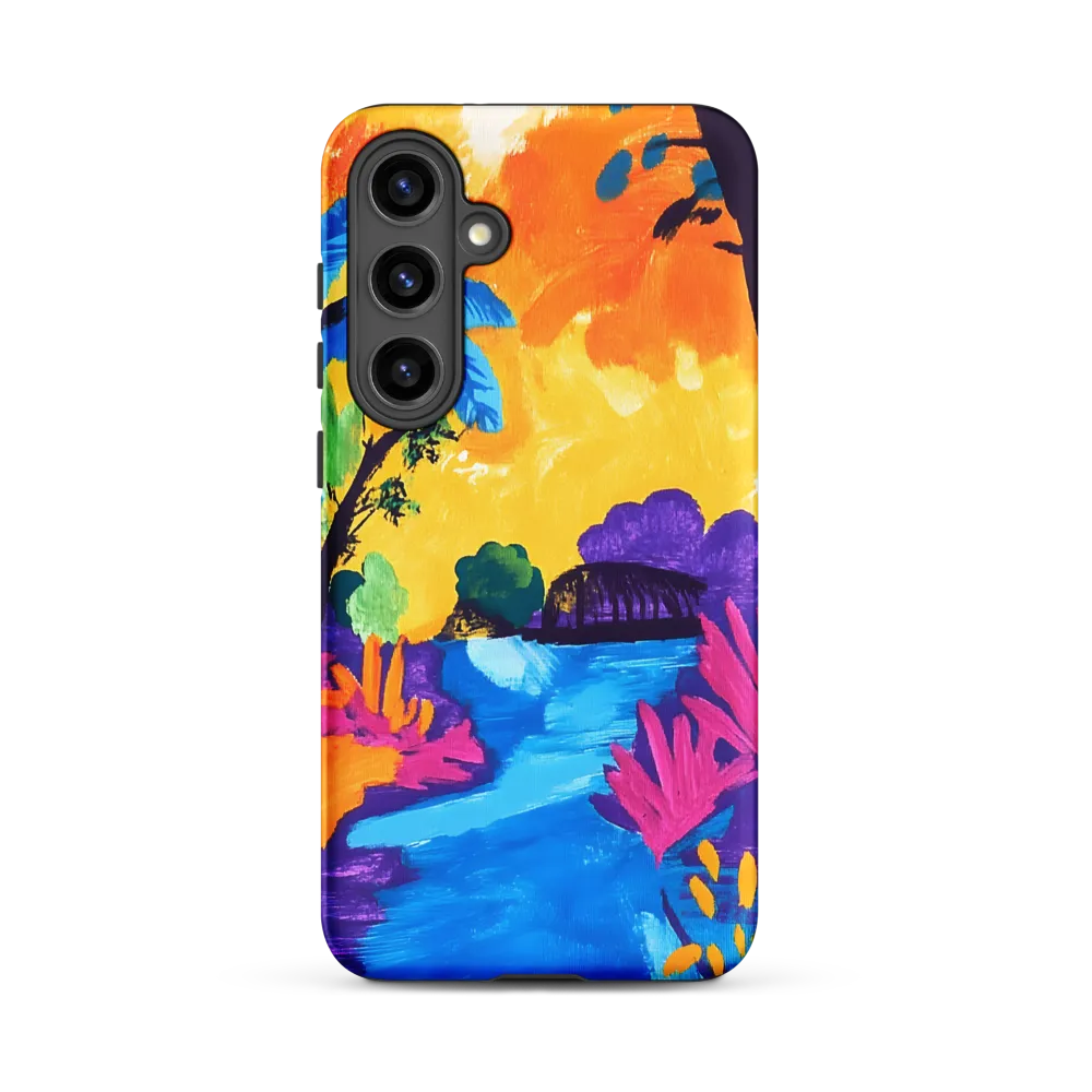 Vibrant Abstract Landscape | Phone Case