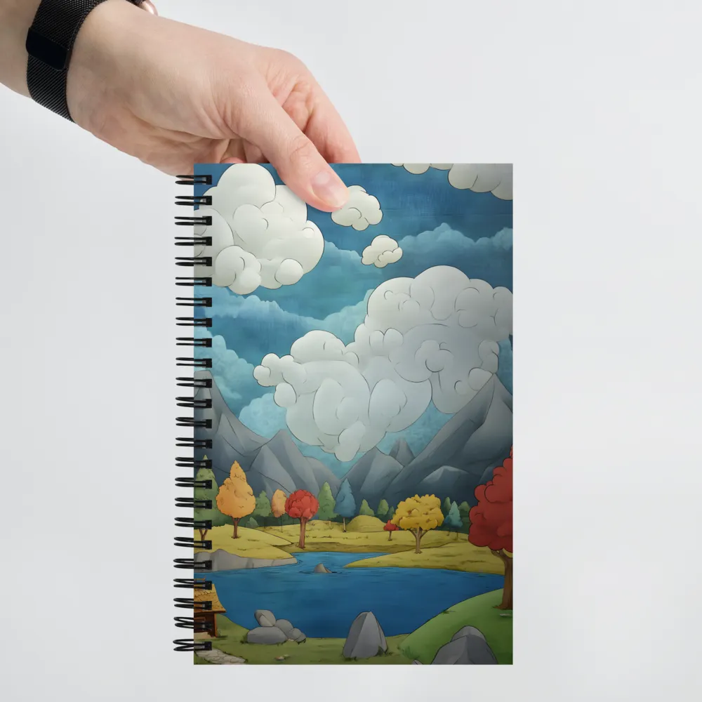 Whispering Lake Valley 
 Spiral Notebook | 140 pages