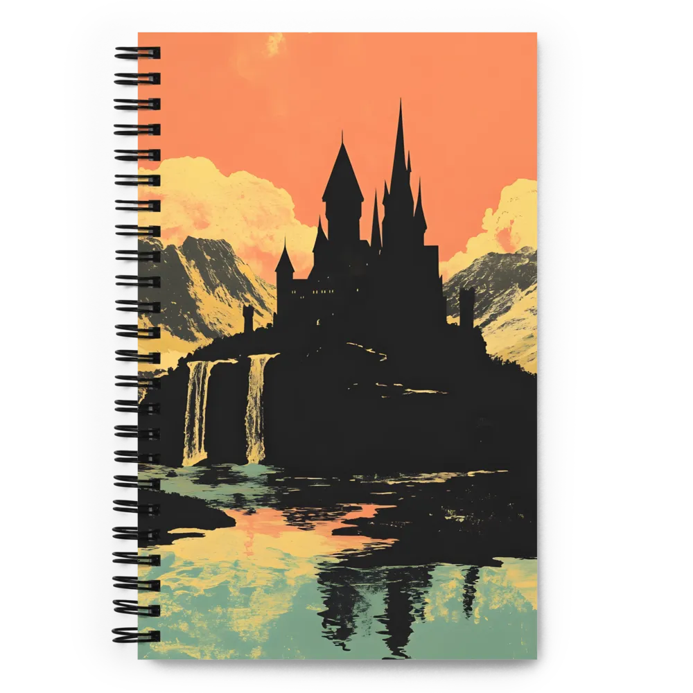 Silhouette Castle over the Falls