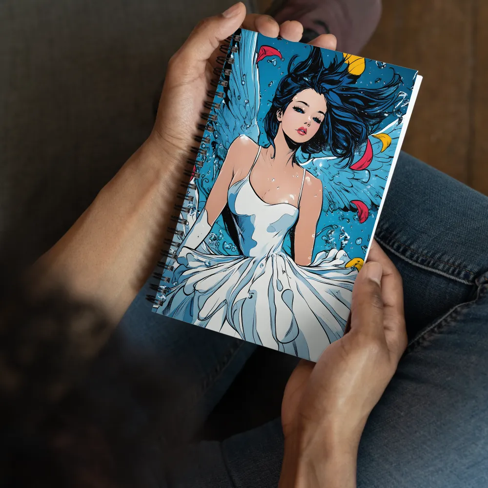 Ethereal Water Nymph 
 Spiral Notebook | 140 pages