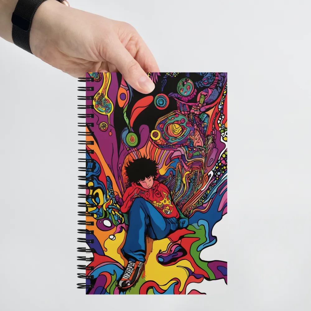 Psychedelic Dreamscape 
 Spiral Notebook | 140 pages