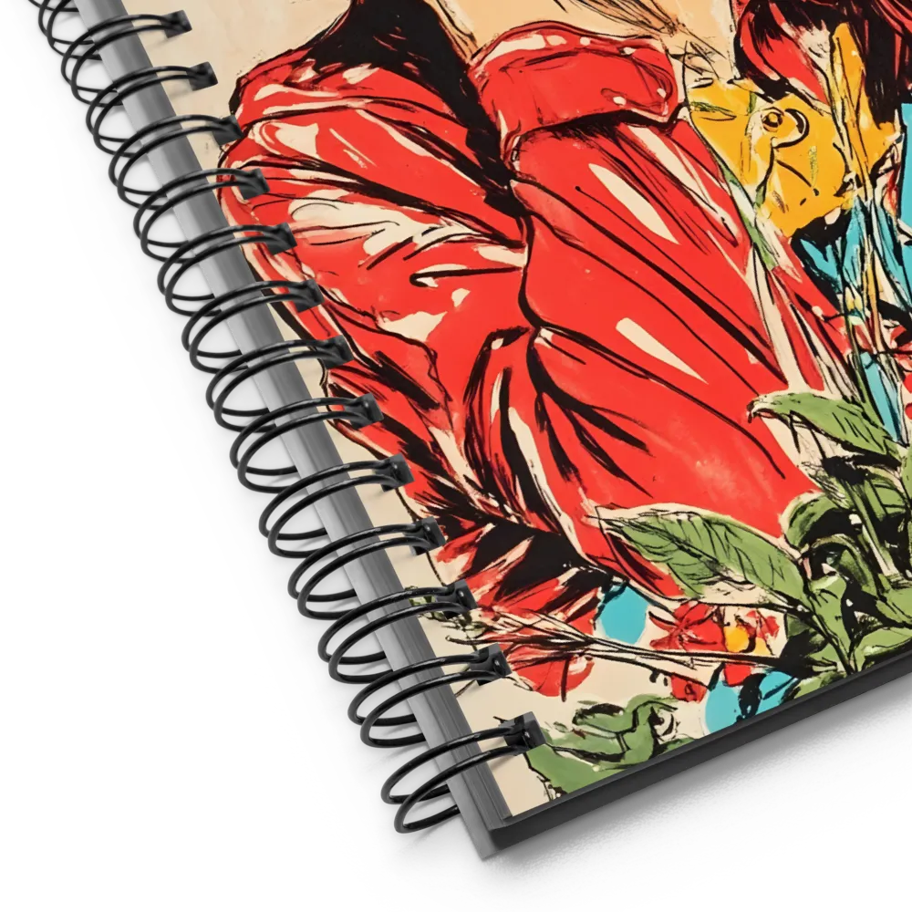 Pensive Gaze 
 Spiral Notebook | 140 pages