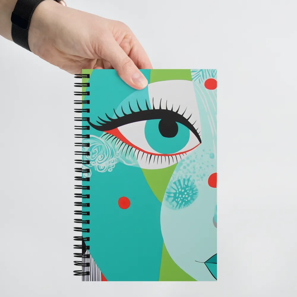 Pop Art Gaze 
 Spiral Notebook | 140 pages
