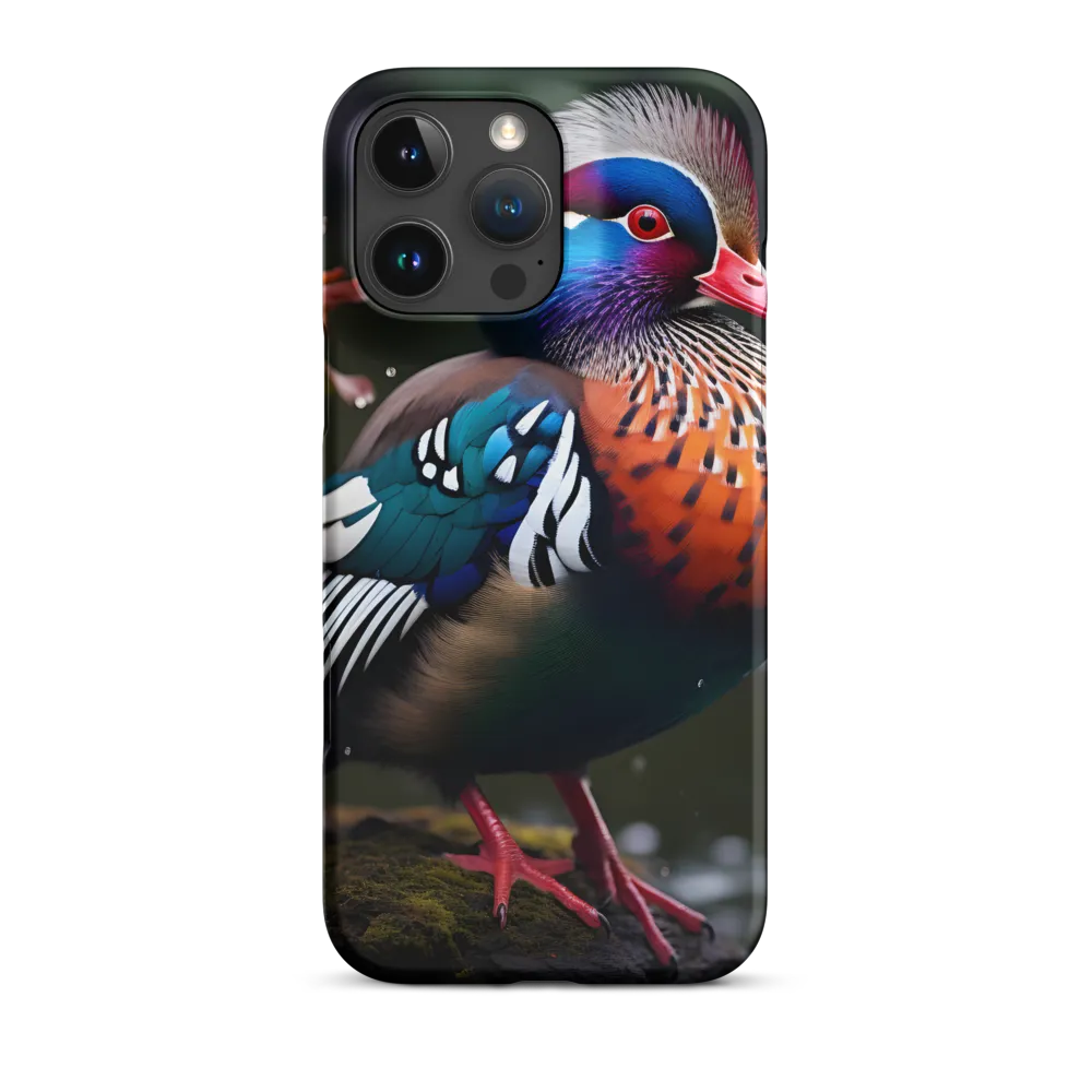 Vibrant Mandarin Duck by Lotus | Phone Case