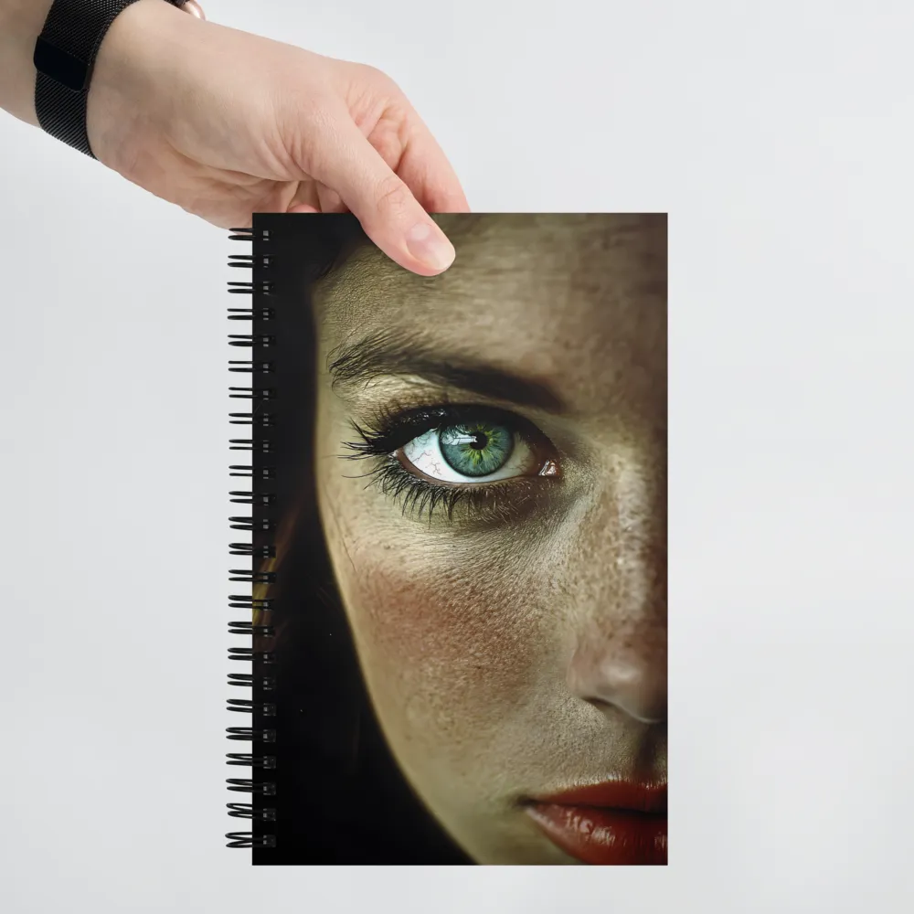Intense Gaze 
 Spiral Notebook | 140 pages