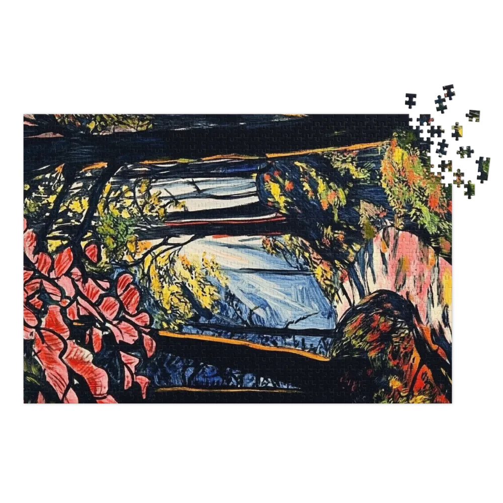 Impressionistic Forest Path | Jigsaw Puzzle (252/520 pieces)