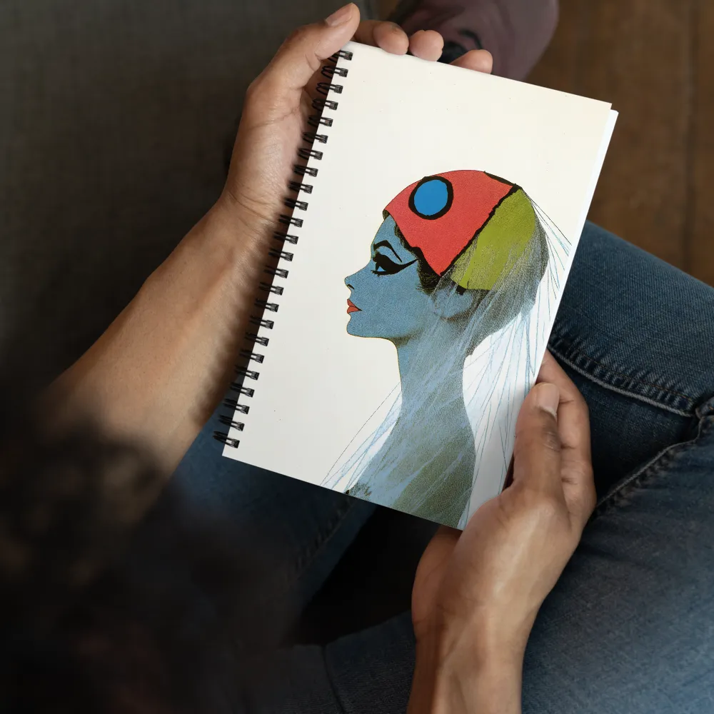 Stylish Profile in Pop Art 
 Spiral Notebook | 140 pages