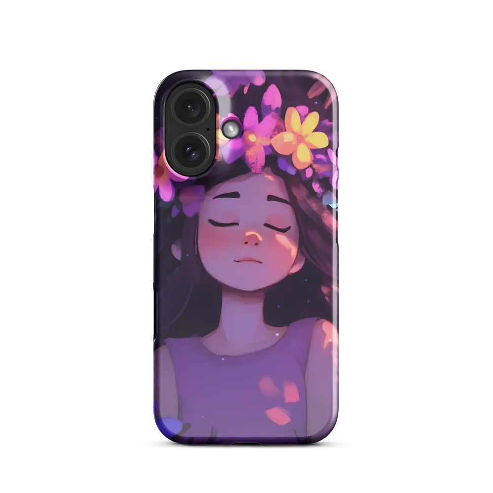 Dreamy Floral Girl 
 iPhone 15 Pro | Snap Case