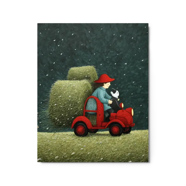 Whimsical Winter Ride | Art Print
